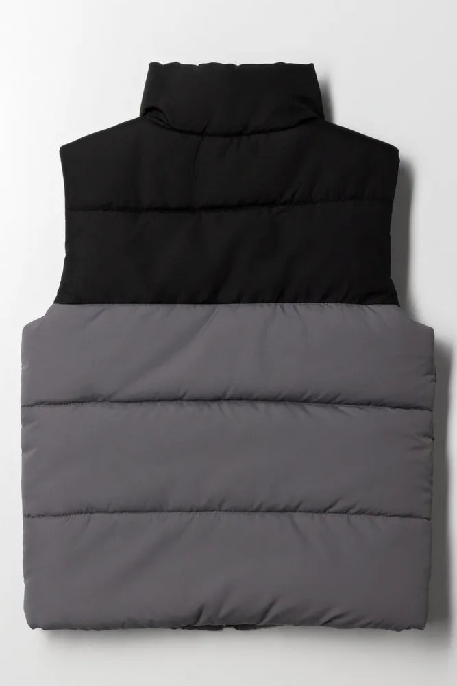 Batman Sleeveless Jacket Grey