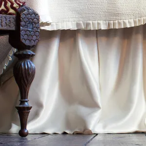 Battersea Gathered Bed Skirt / Ivory S&S 3/22X86