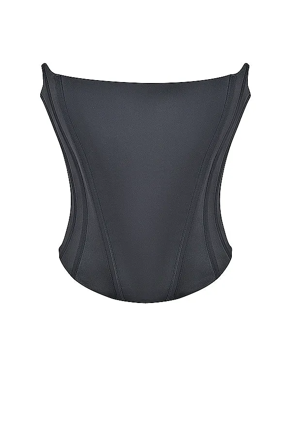 Beatrice Corset Top | Women’s Structured Corset with Lace Back Detail for Elegant Styling