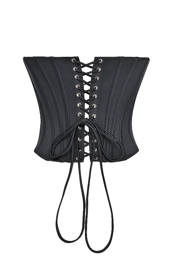 Beatrice Corset Top | Women’s Structured Corset with Lace Back Detail for Elegant Styling