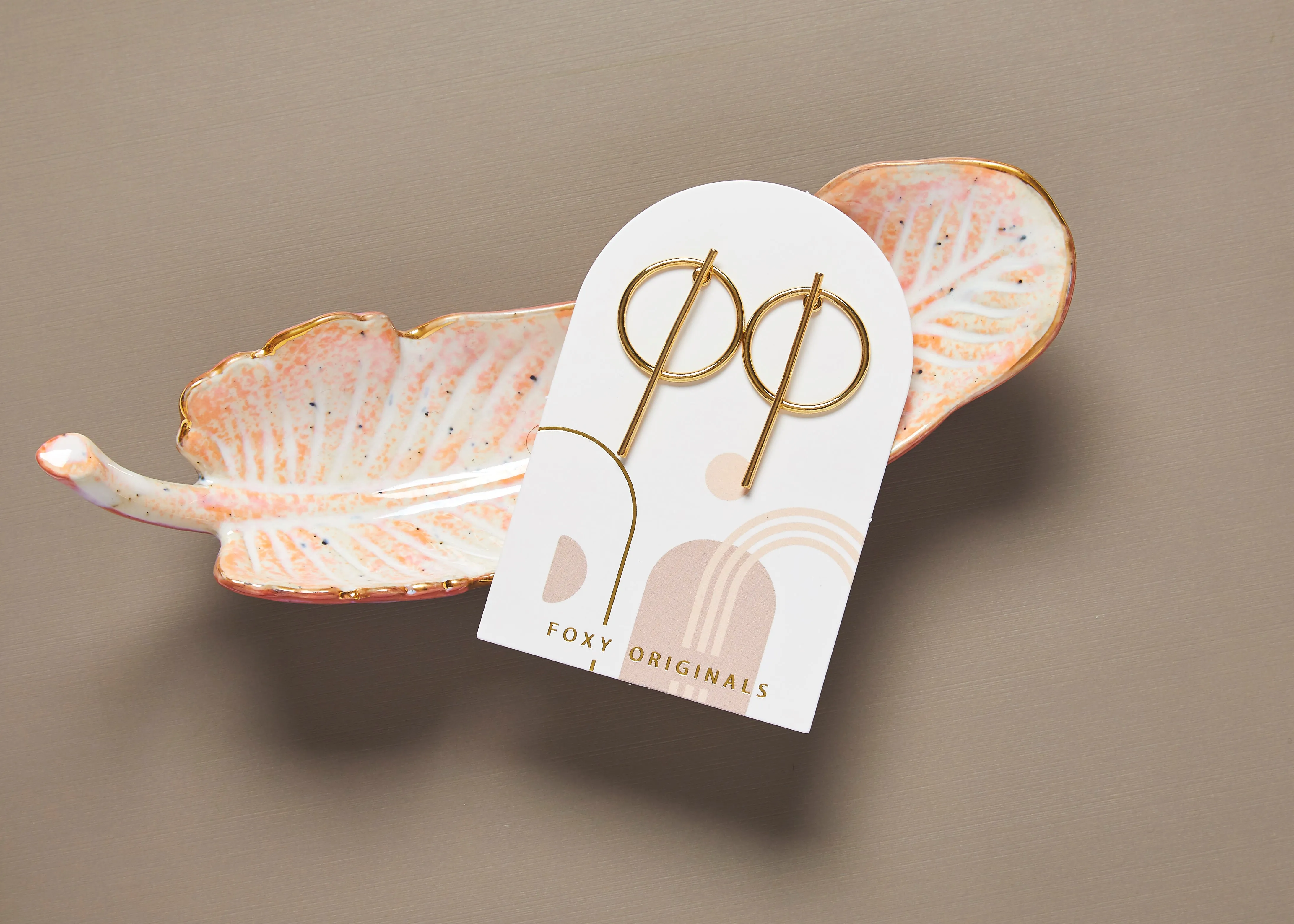 Beatrix Earrings in Gold