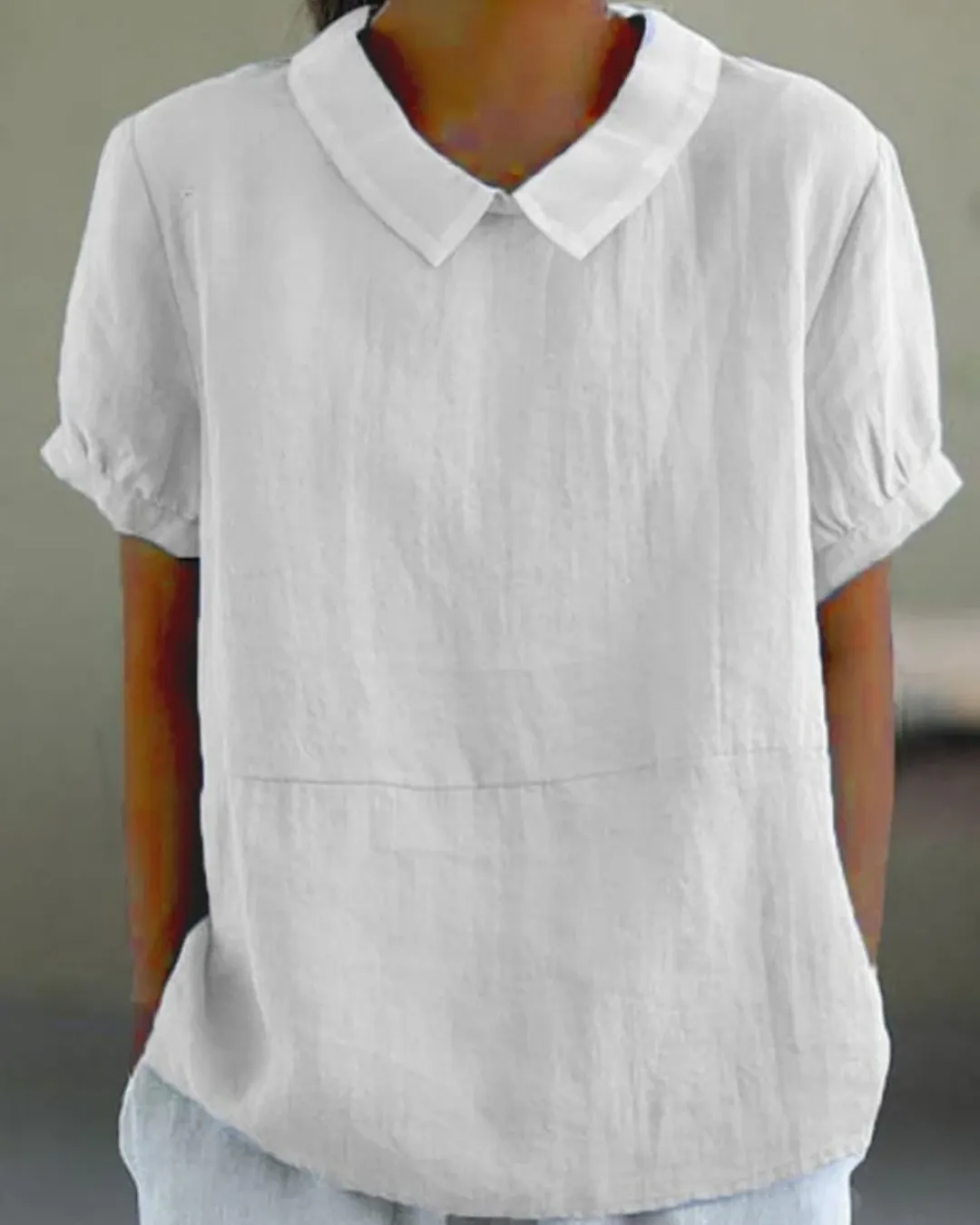 Beau | Retro Floral Cotton-Linen Shirt