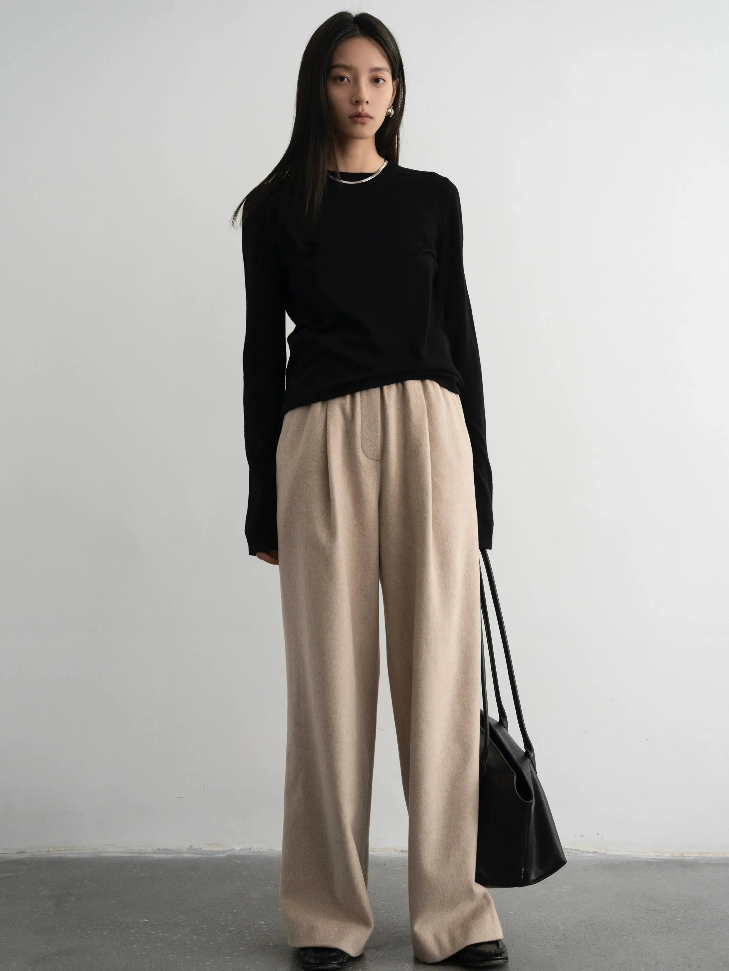 Beige Wool Suit