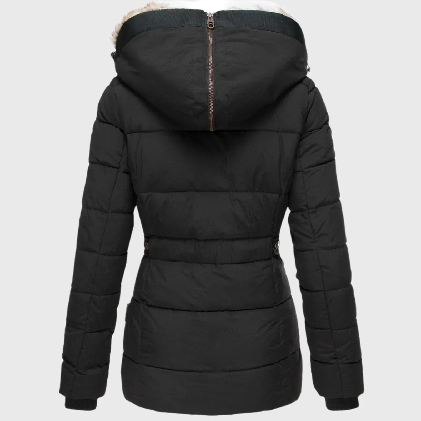 Belen | Warm Winter Coat with Fur Lining