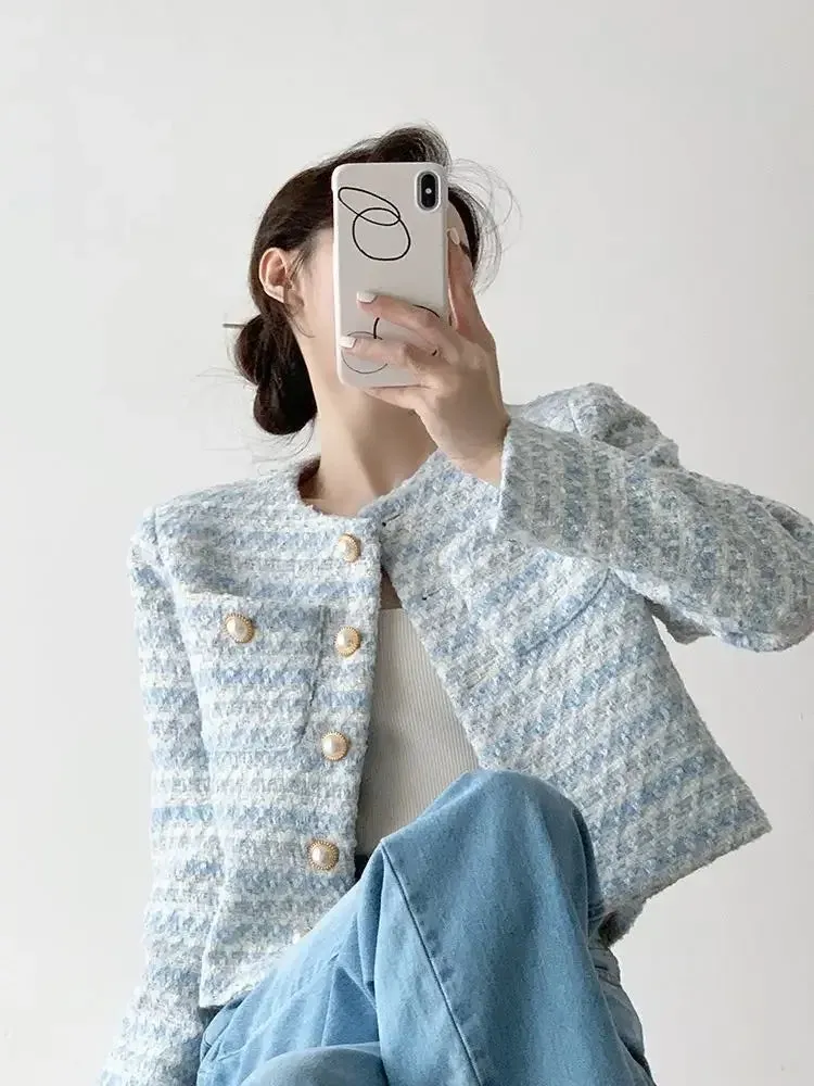 Bella | Tweed Cardigan Short Coat