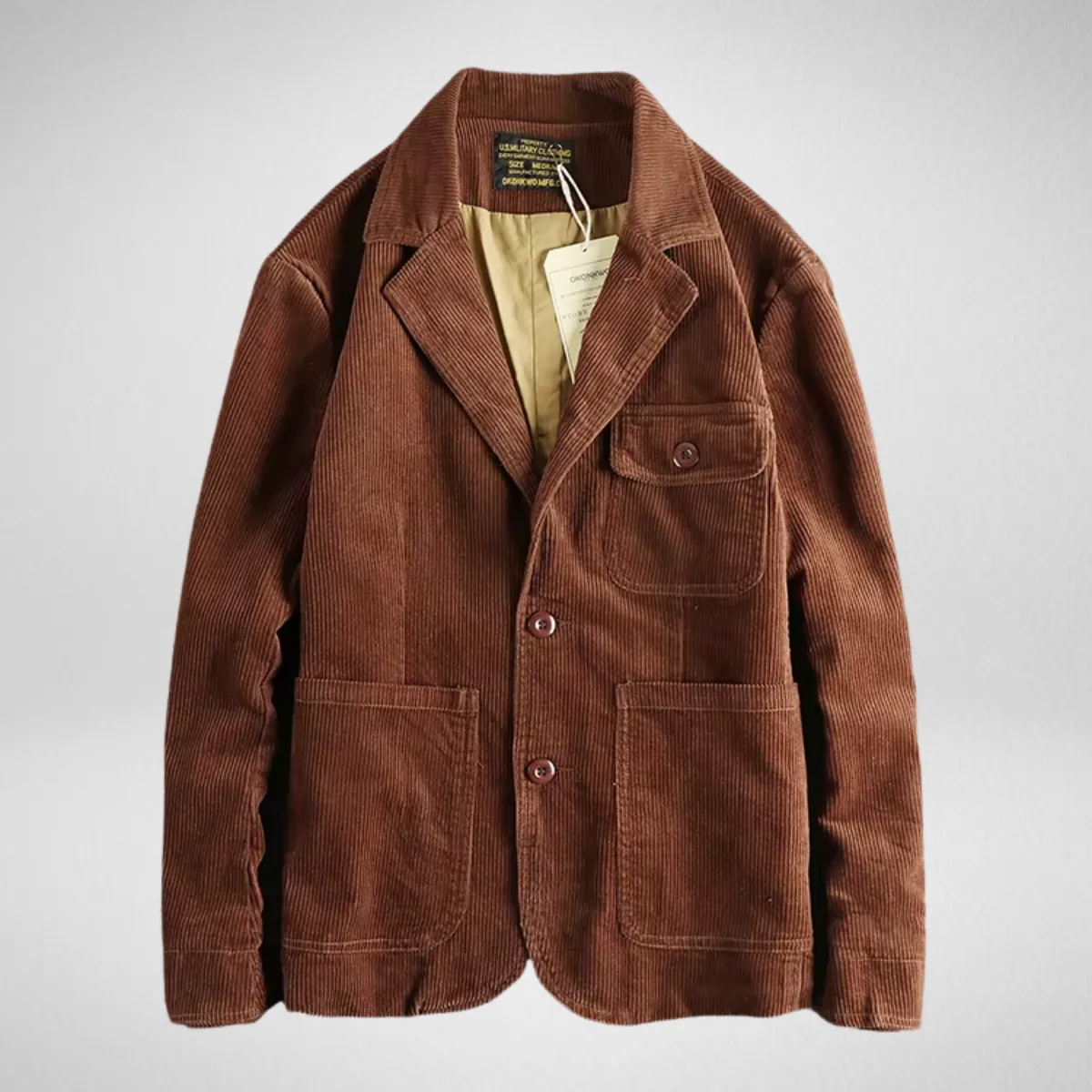 BelleYork | Retro Corduroy Blazer