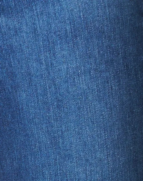 Beverly Bright Blue High Rise Flare Stretch Jean