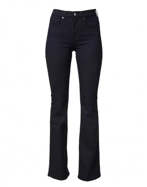 Beverly Indigo High Rise Flare Stretch Jean
