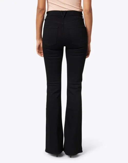 Beverly Onyx Essential High Rise Flare Stretch Denim Jean