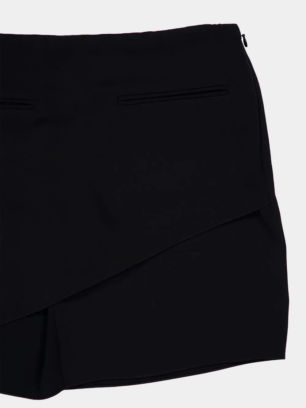 Black Infinity Mini Skirt