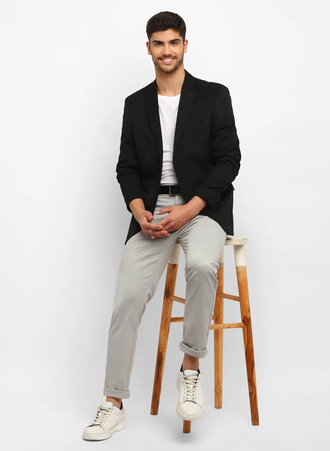 Black Notch collar Jacket