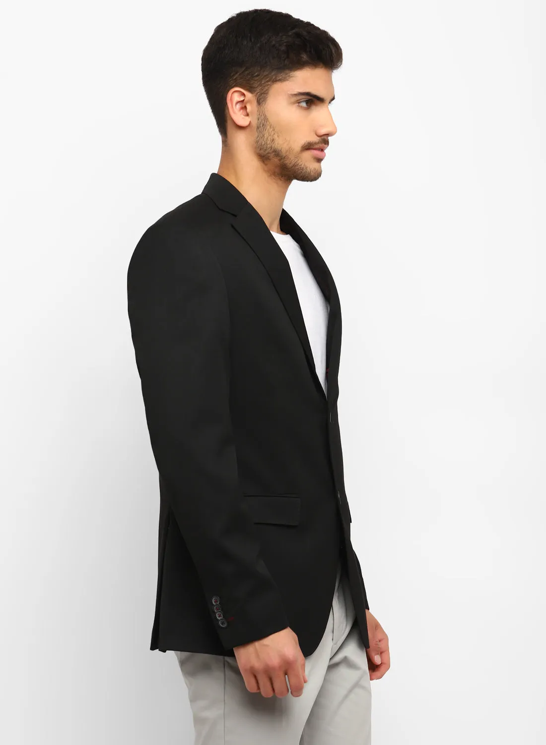 Black Notch collar Jacket