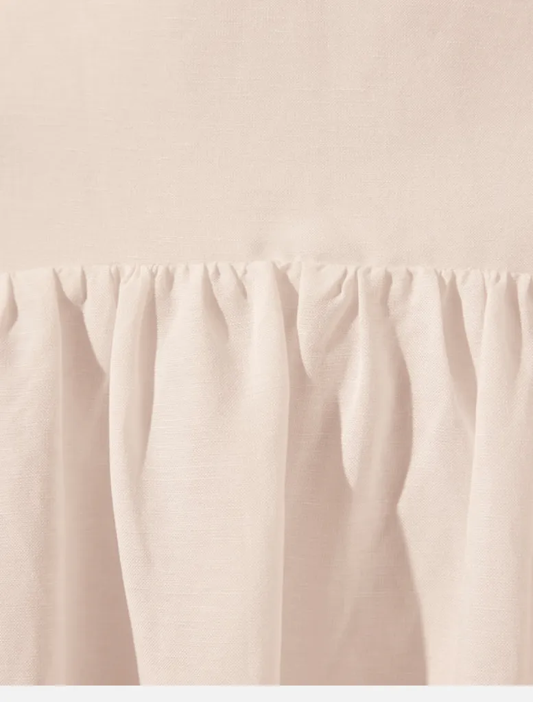 Blanc Bubble Mini Skirt - Ivory