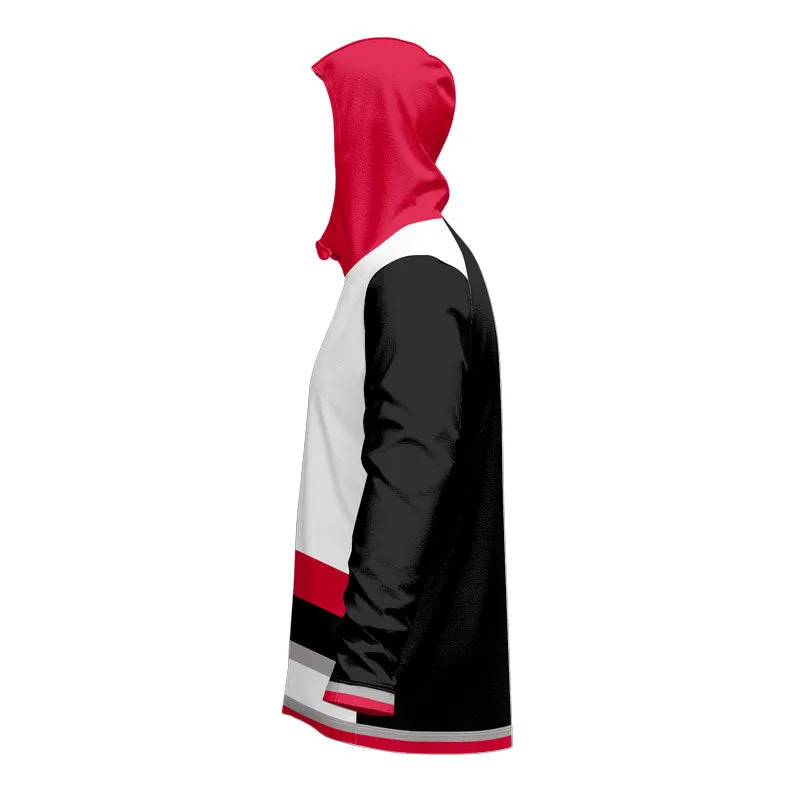 Blazers-Inspired SlimFit HP Tech Zip Hoodie Design Your Own