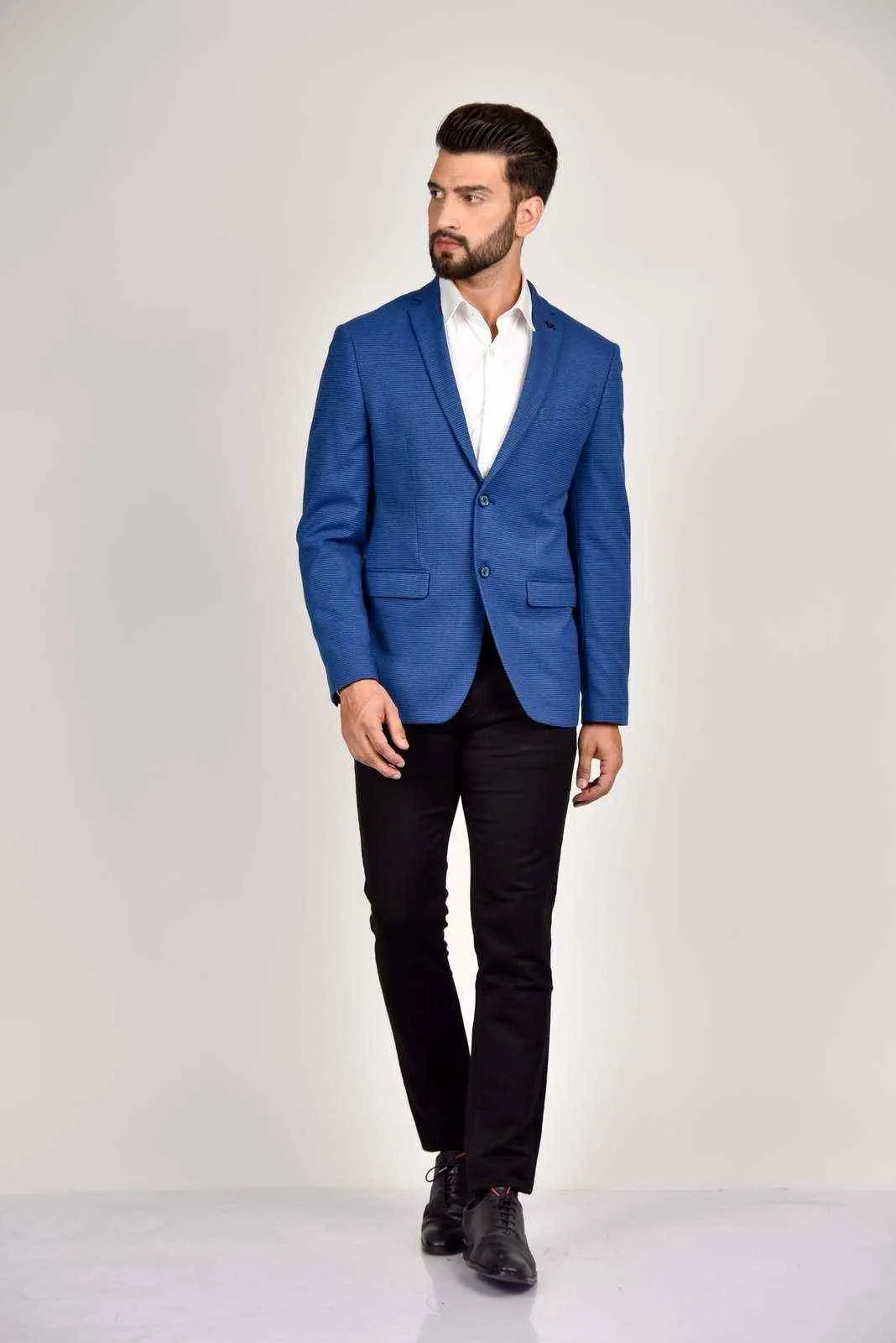 Blue Tweed Blazer