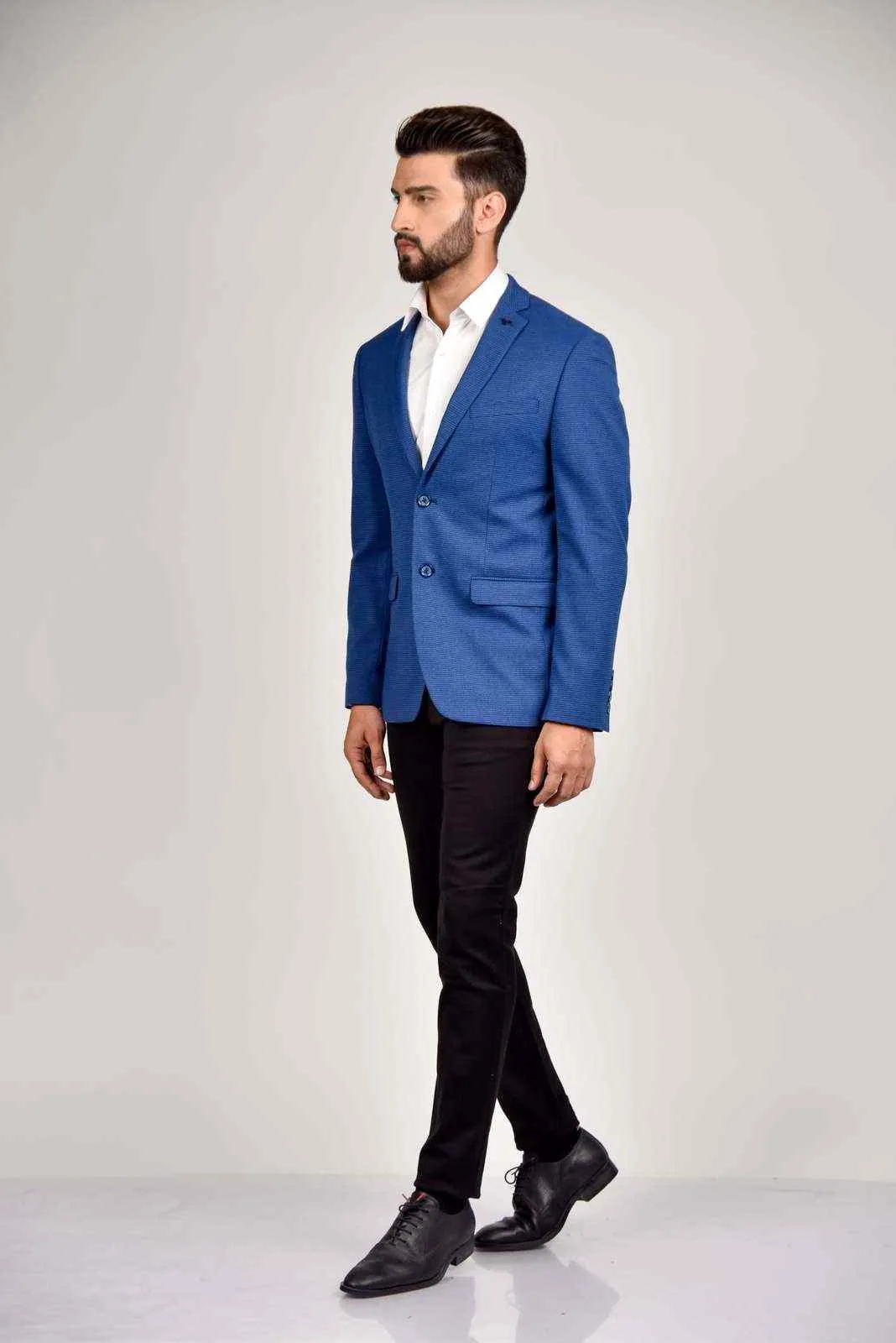 Blue Tweed Blazer