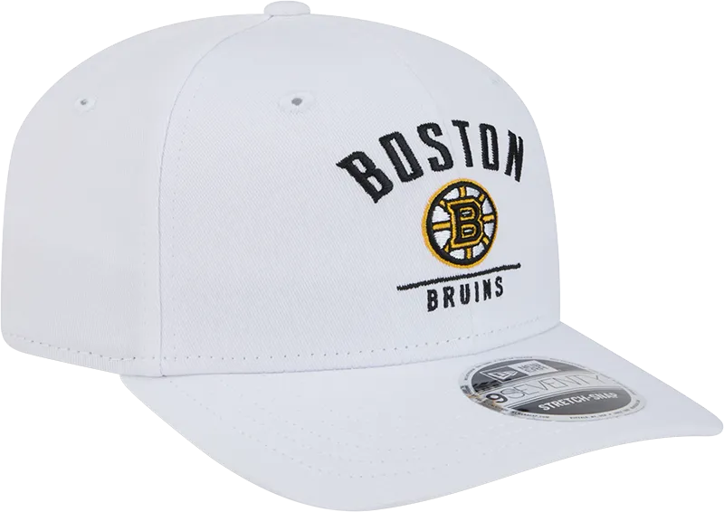Boston Bruins 9SEVENTY Stretch Snap White