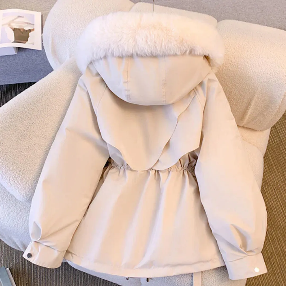 BROOKE | ELEGANT PUFFER WITH FUR COLLAR