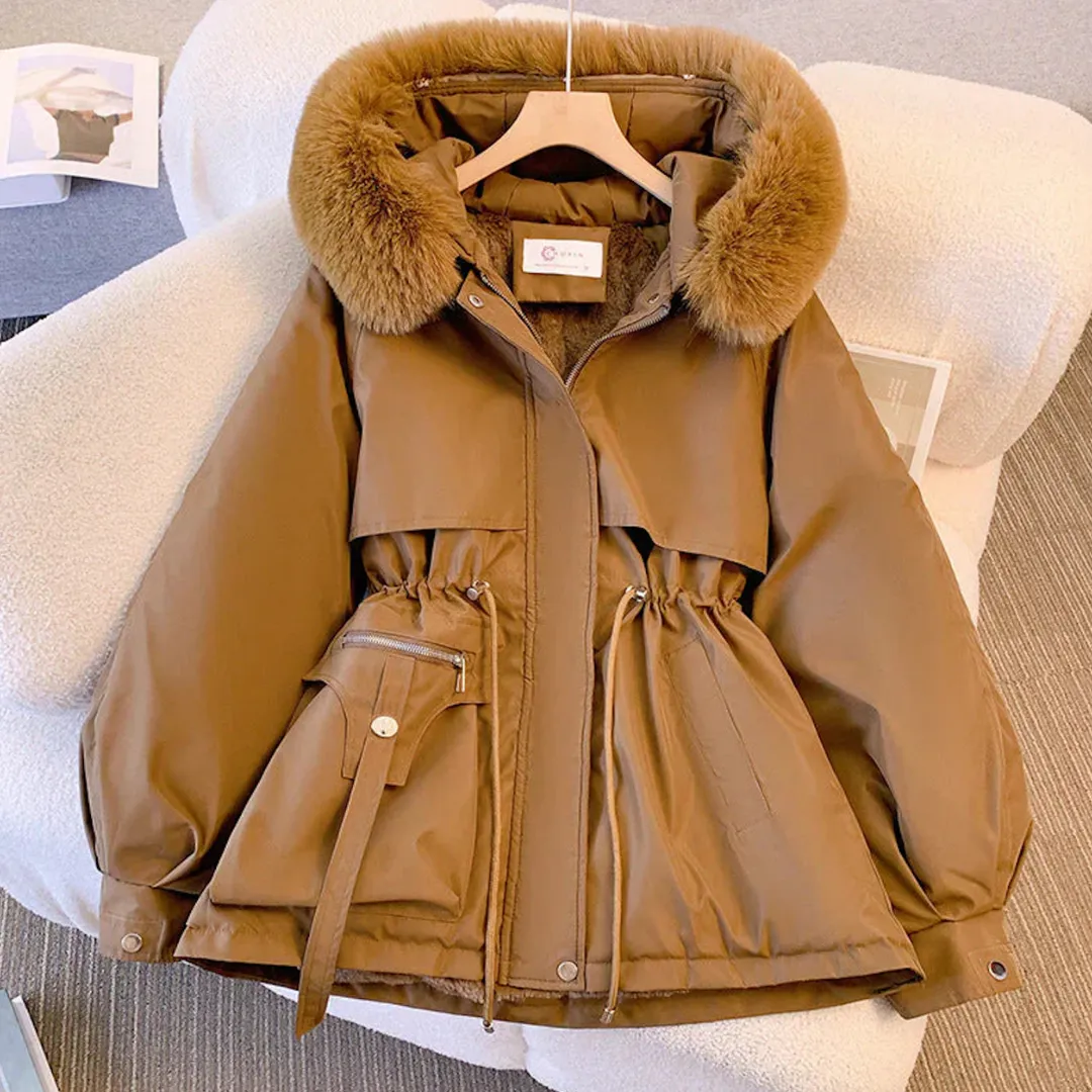 BROOKE | ELEGANT PUFFER WITH FUR COLLAR