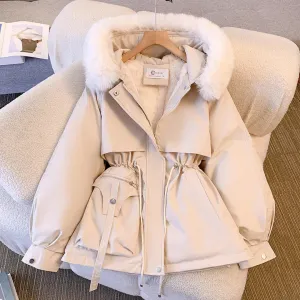 BROOKE | ELEGANT PUFFER WITH FUR COLLAR