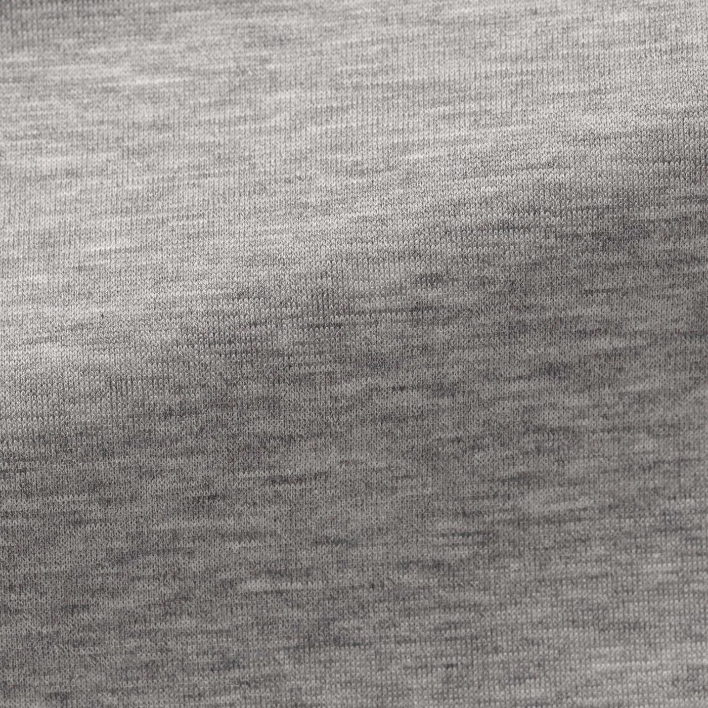 Canclini Light Grey Mélange Pure Cotton Jersey