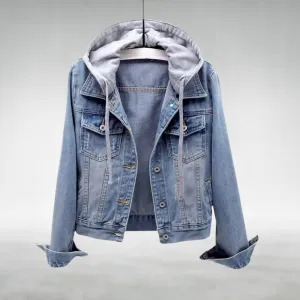 Cara | Demin Hoodie Jacket
