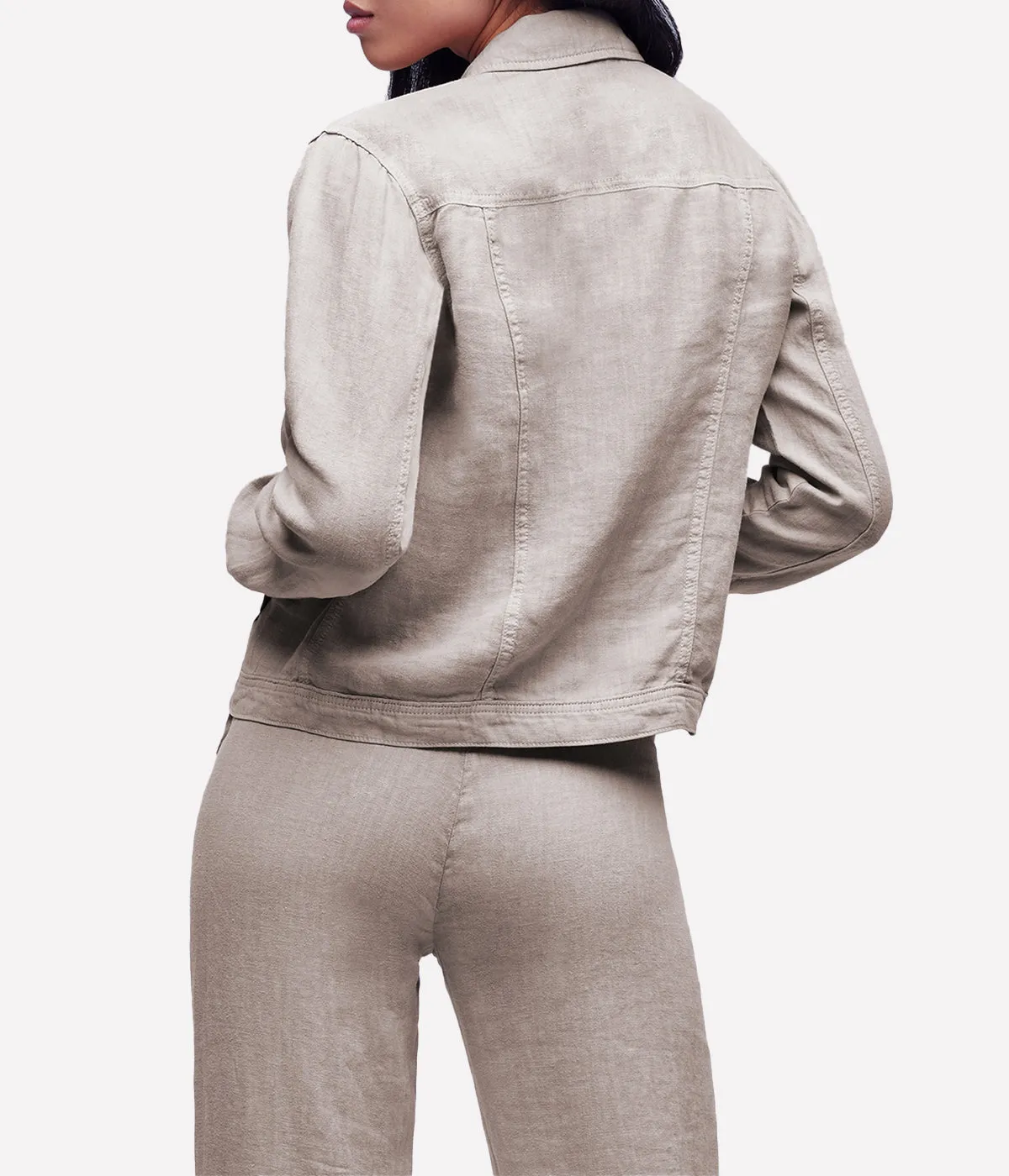 Celine Slim Fit Femme Jacket in Dune