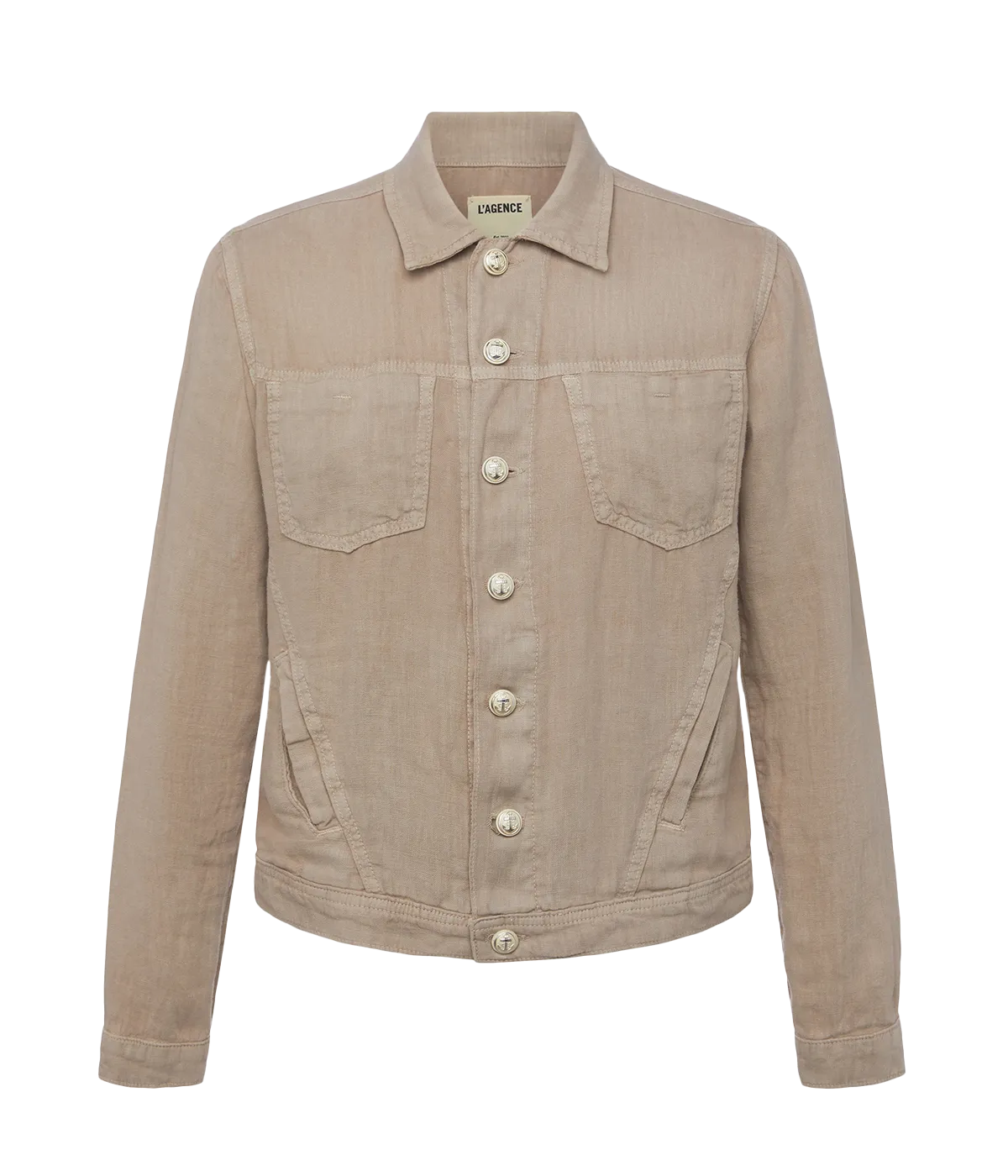 Celine Slim Fit Femme Jacket in Dune