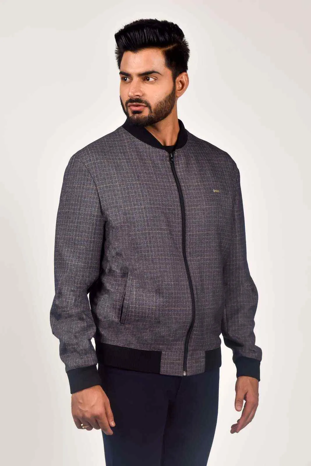 Charcoal Zipper Jacket