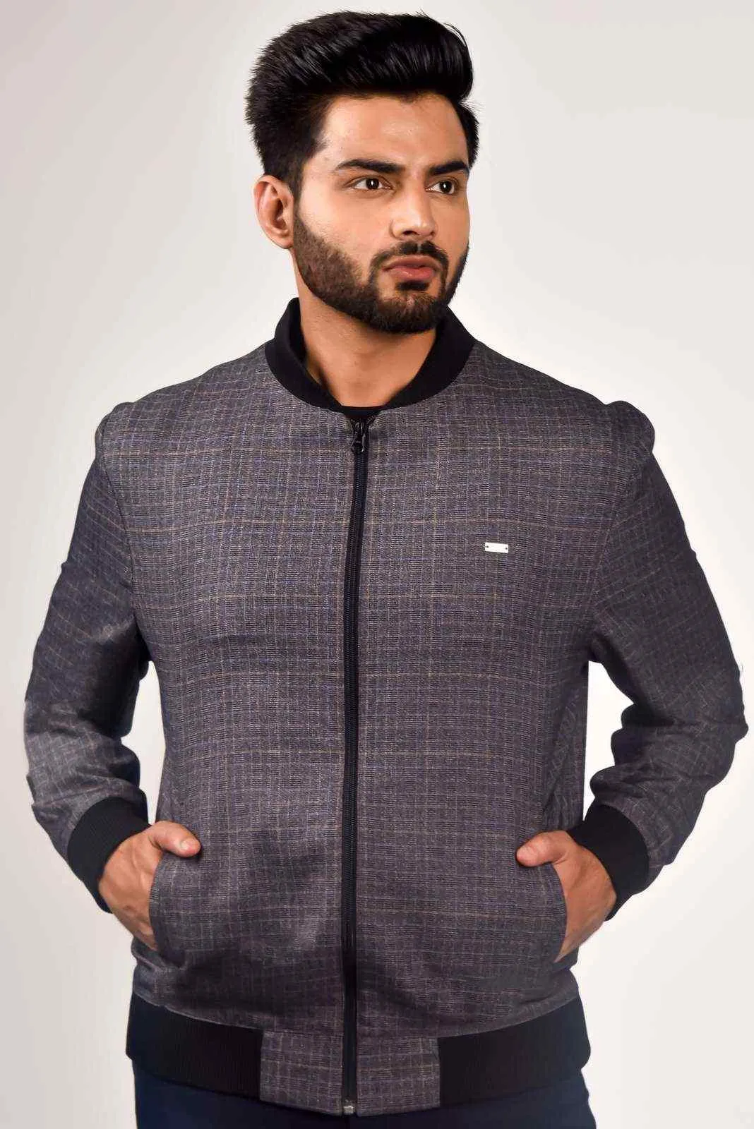 Charcoal Zipper Jacket