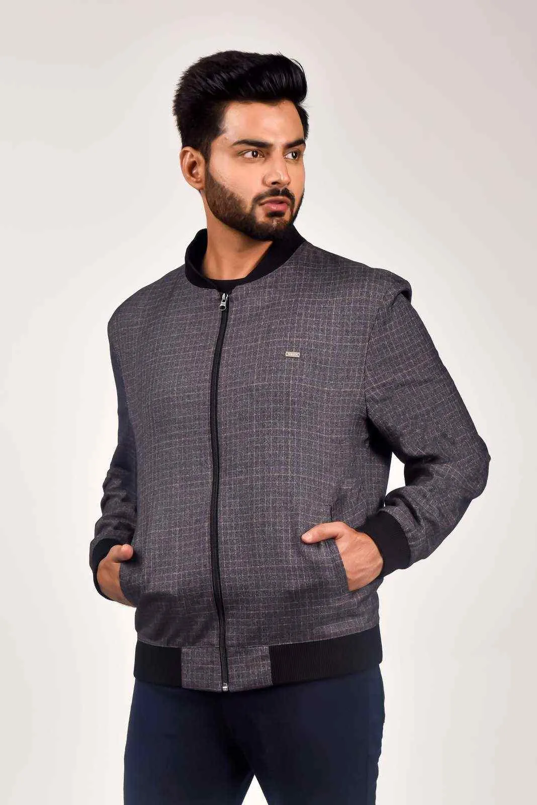 Charcoal Zipper Jacket
