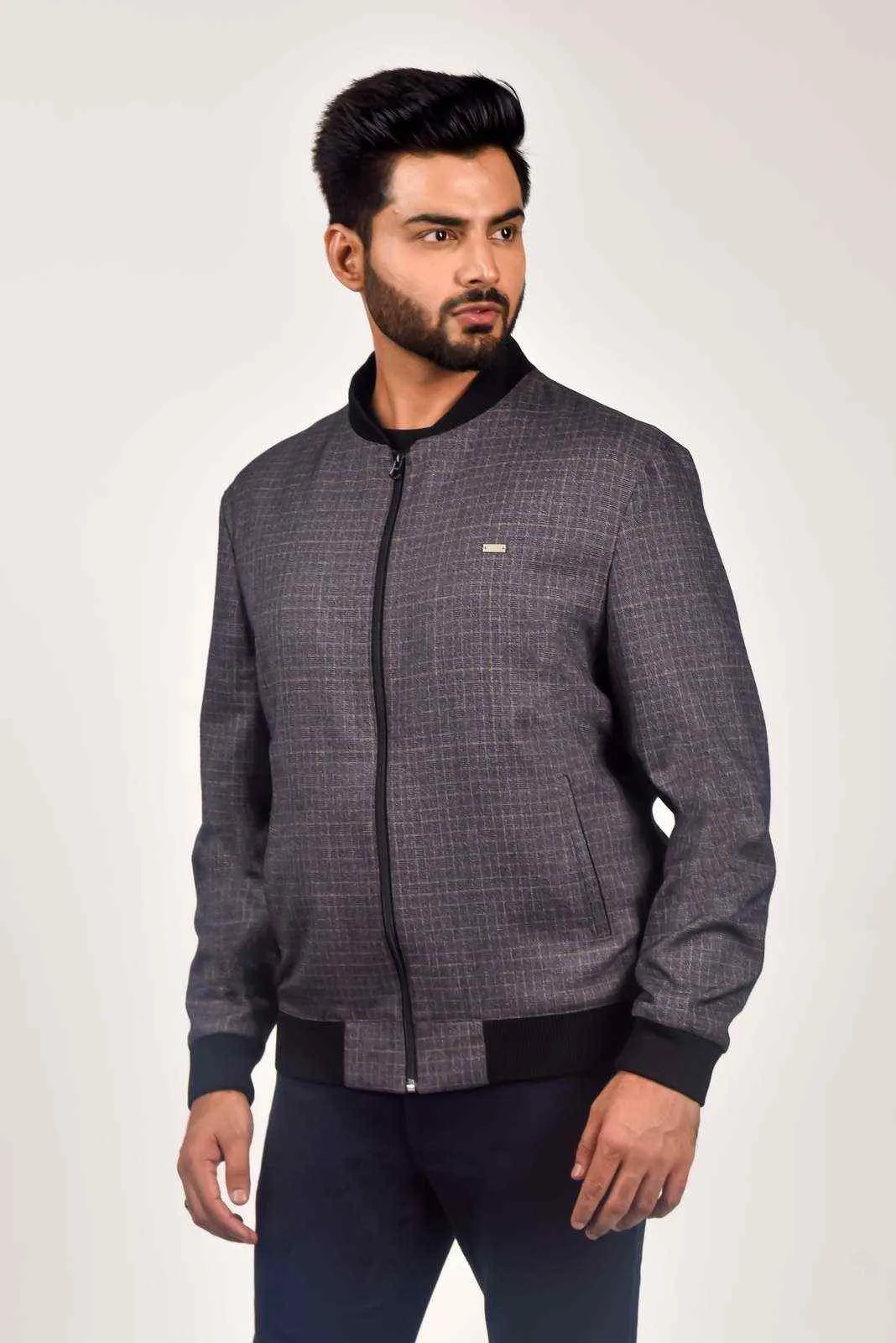 Charcoal Zipper Jacket