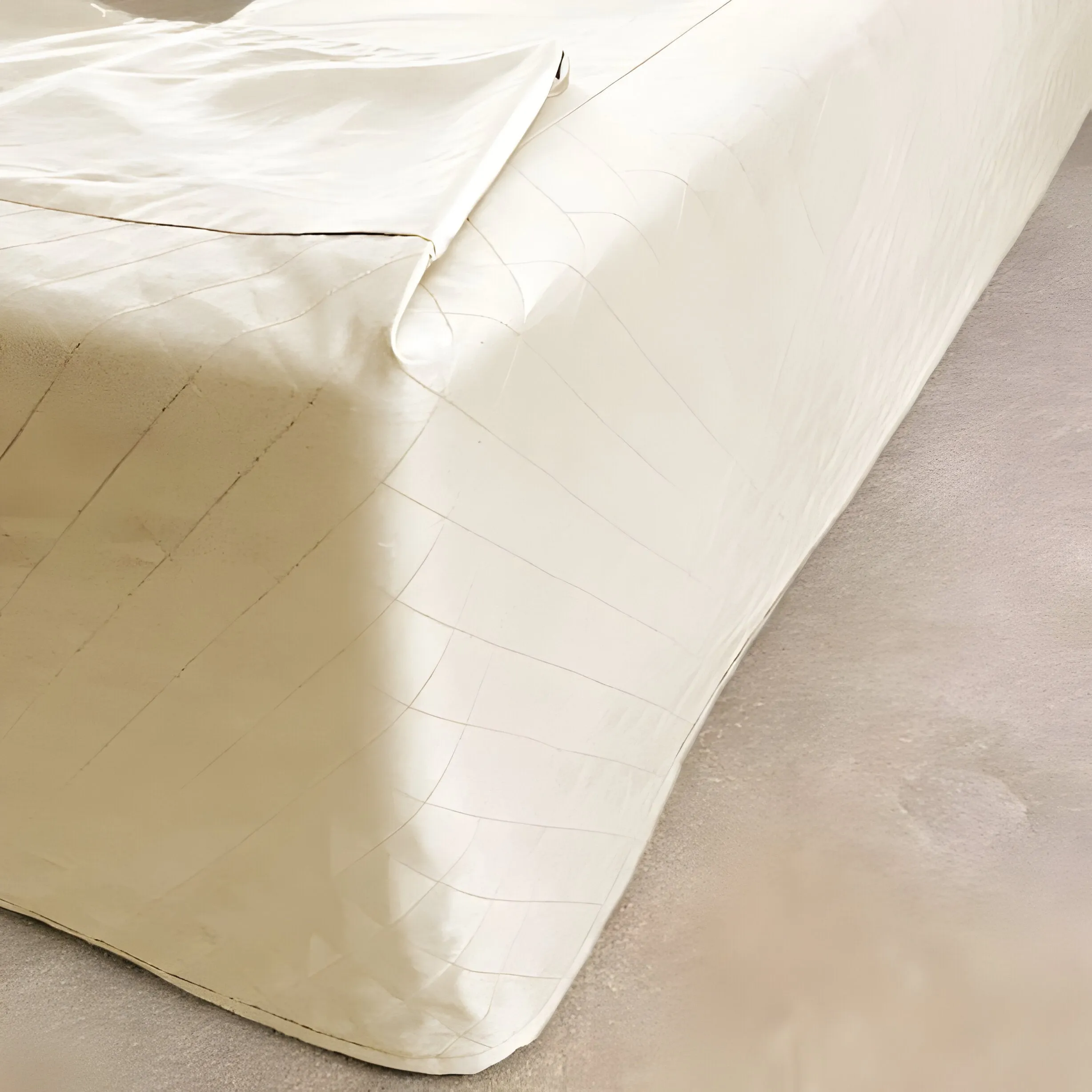 Continuous Wrap Diamond Quilted Bed skirt