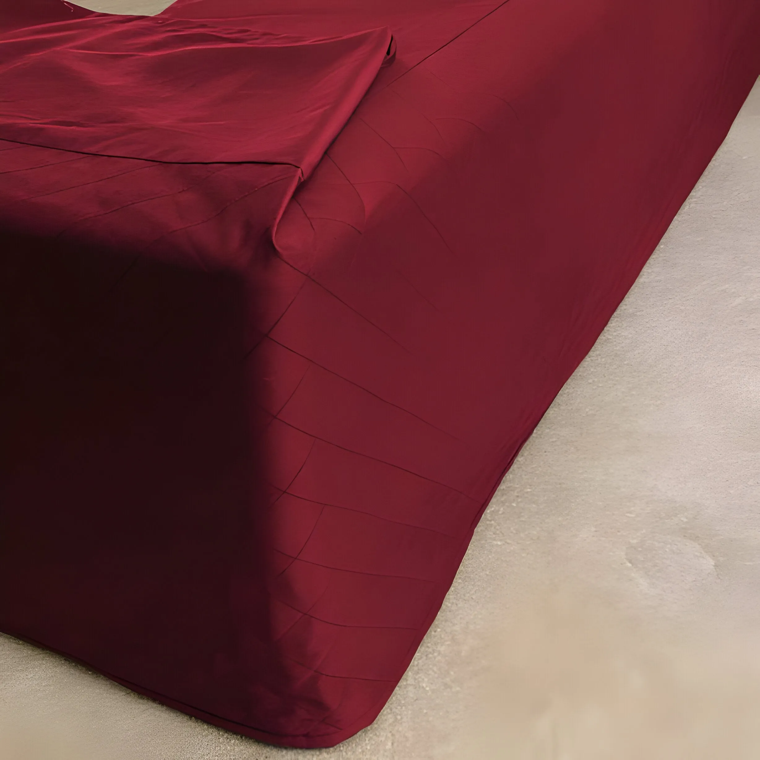 Continuous Wrap Diamond Quilted Bed skirt