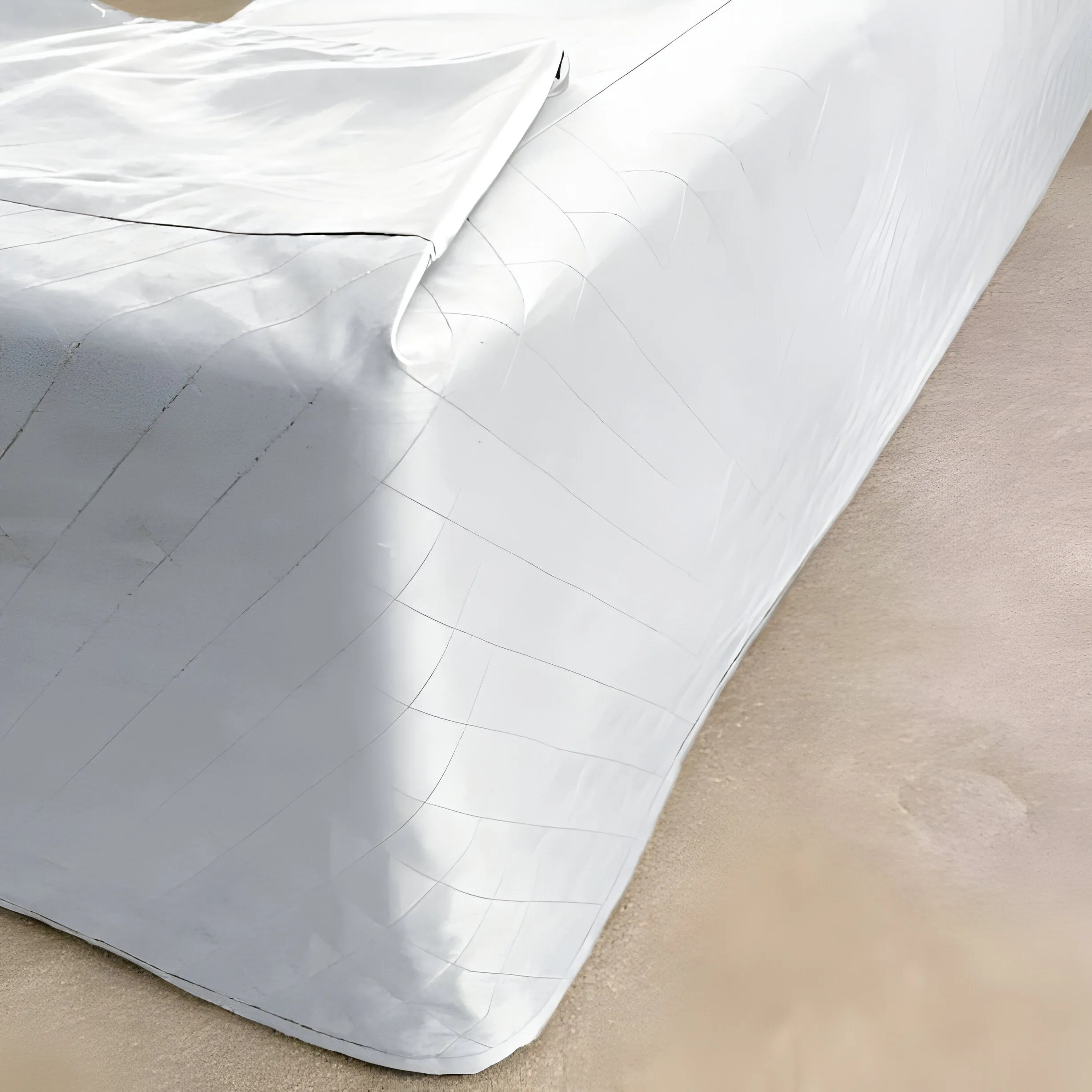 Continuous Wrap Diamond Quilted Bed skirt