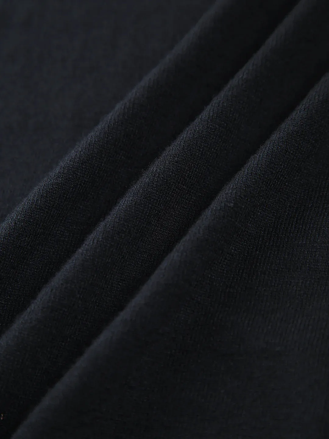 Contrast Trim Collar V-neck Knit Bodysuit