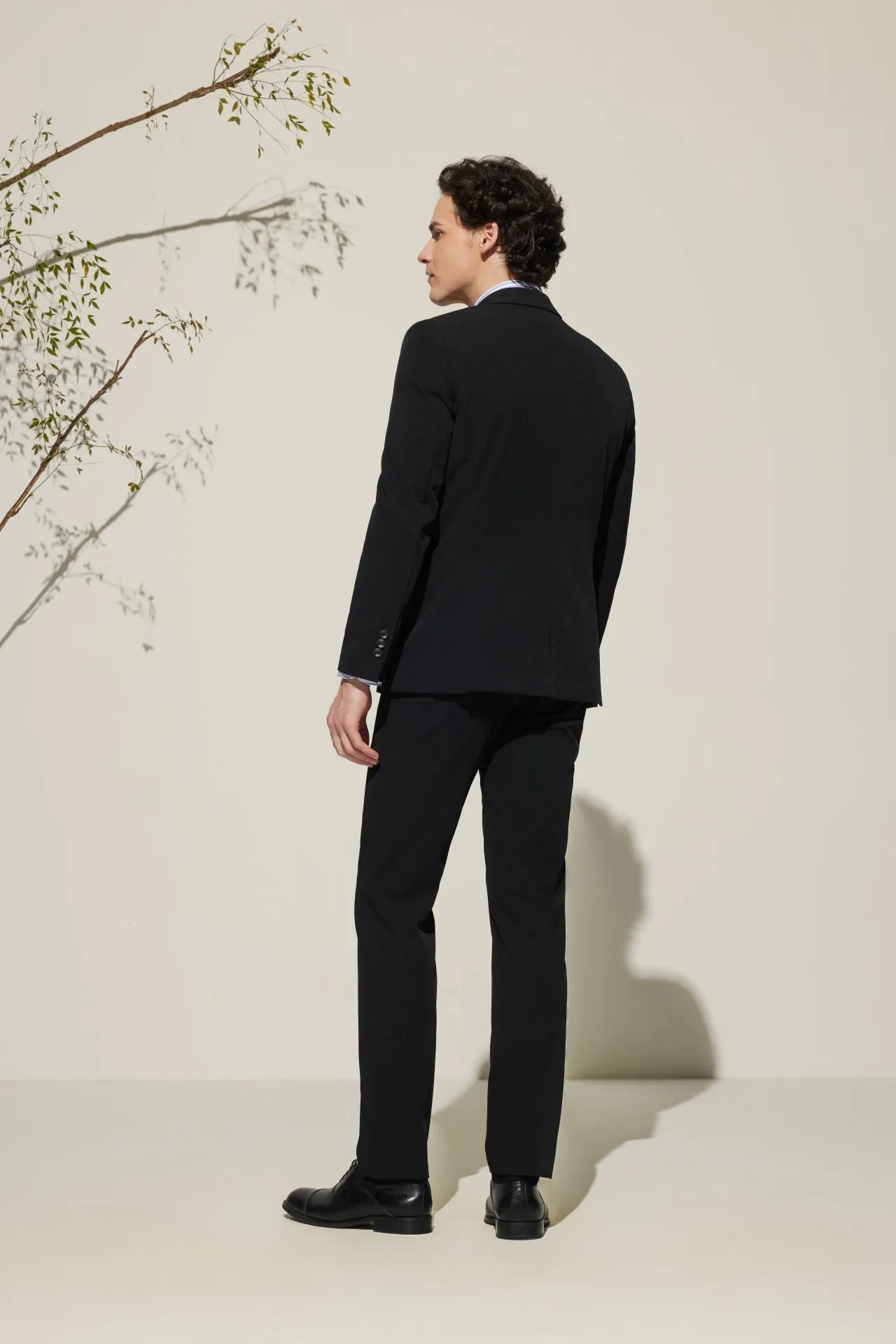 Cool Touch Multi-Way Stretch Smart Fit Texture Suit Blazer