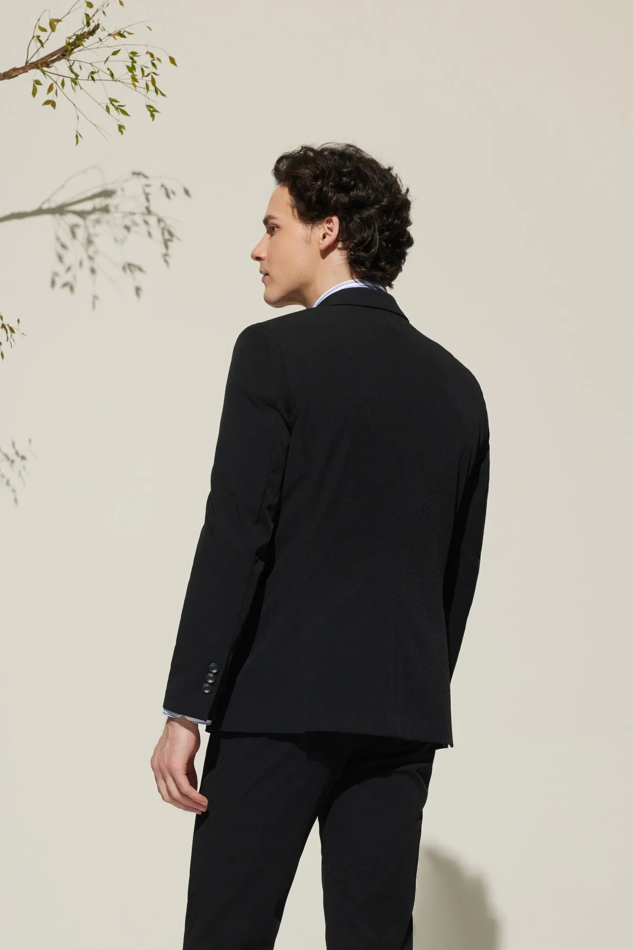 Cool Touch Multi-Way Stretch Smart Fit Texture Suit Blazer