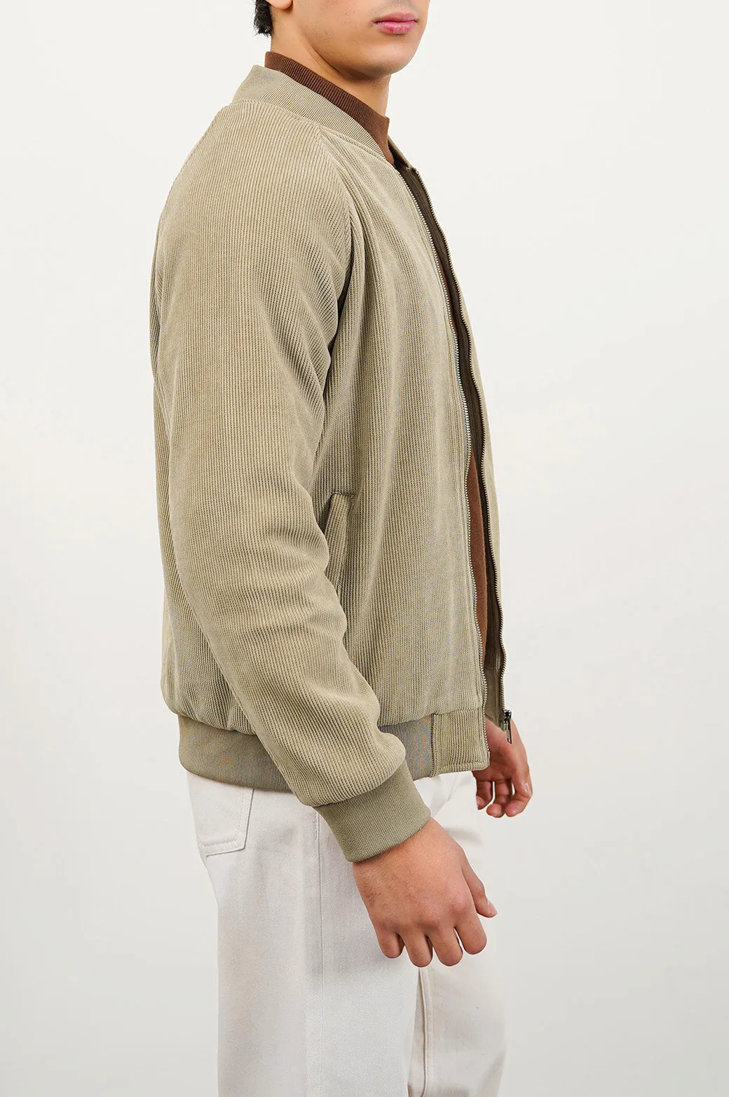 CORDUROY BOMBER JACKET