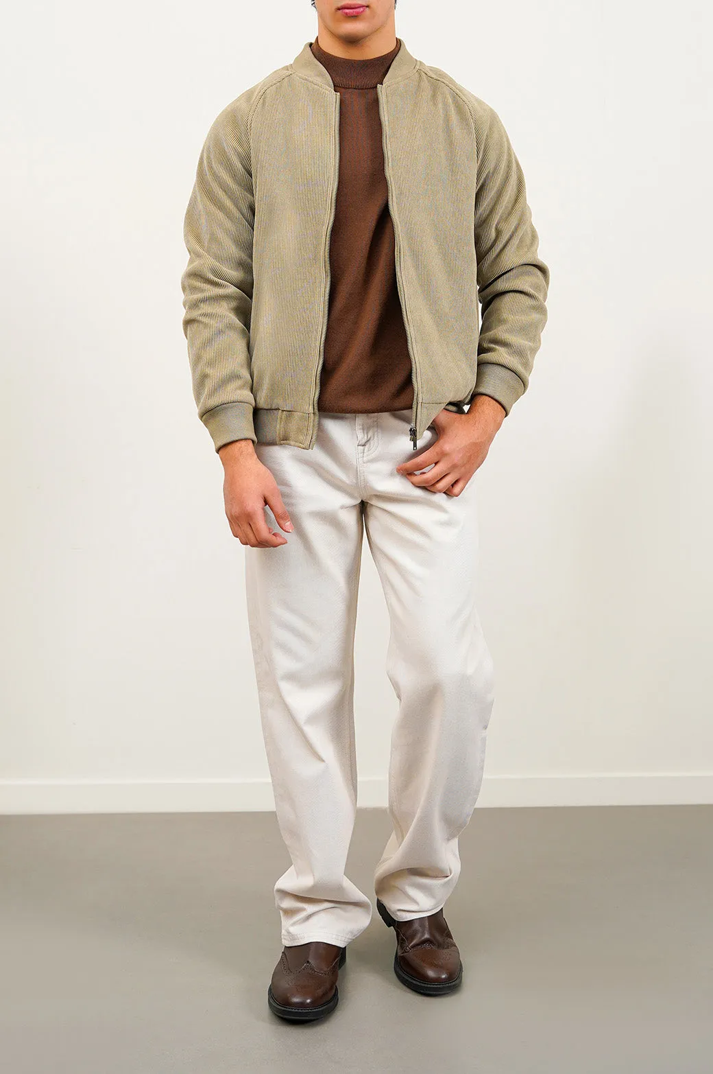 CORDUROY BOMBER JACKET