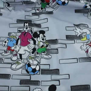 Cotton Kids Fabric Mickey Print 140 cm