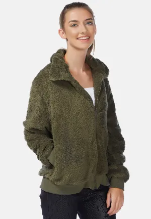 cozy furry winter jacket