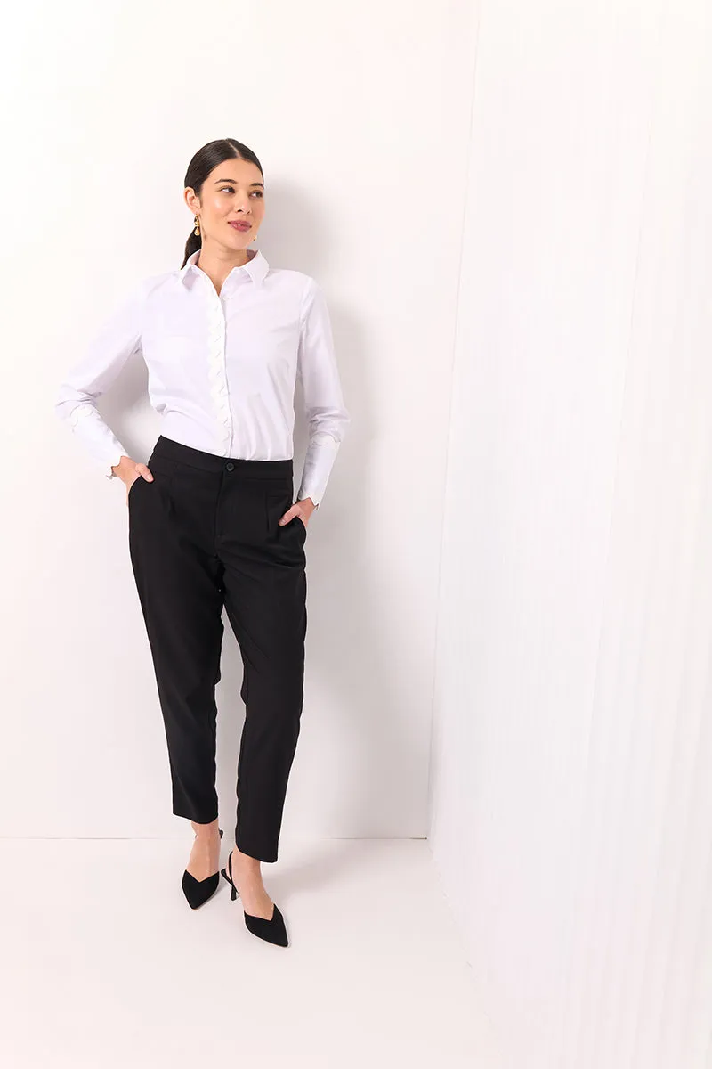 CURLY WHIRLY SHIRT - WHITE