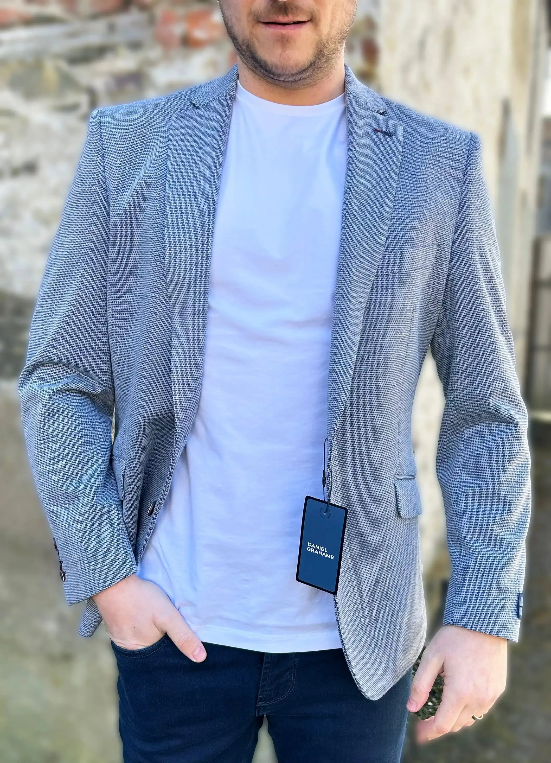 Daniel Grahame Men's Dale Blazer Jacket 13208 Blue