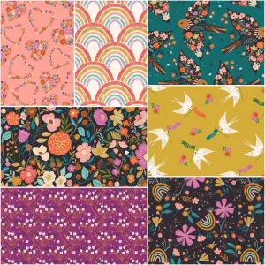 Dashwood Studio - Good Vibes - Fat Quarter Pack (7)