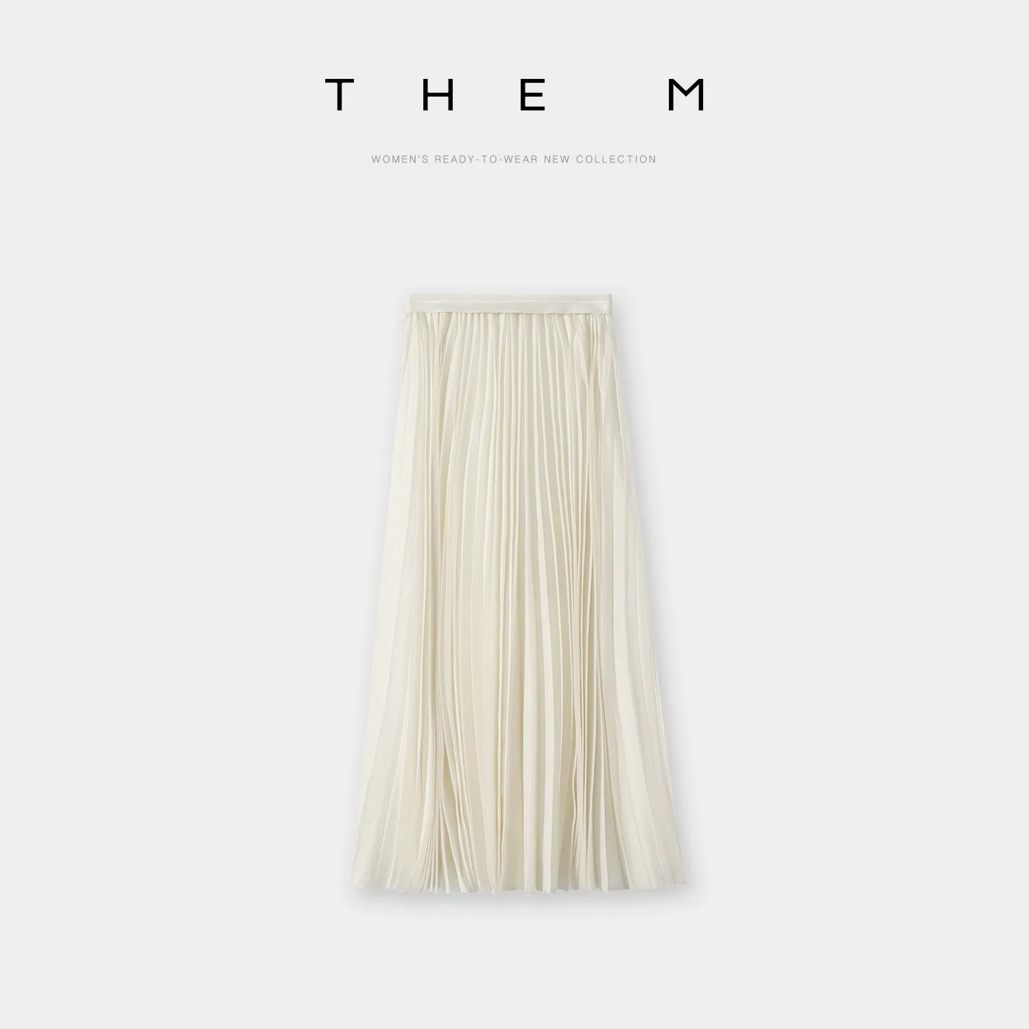 Double-Layer Flowing Pleated Skirt