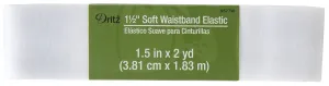 Dritz 1 1/2in Soft Waistband Elastic White Wholesale