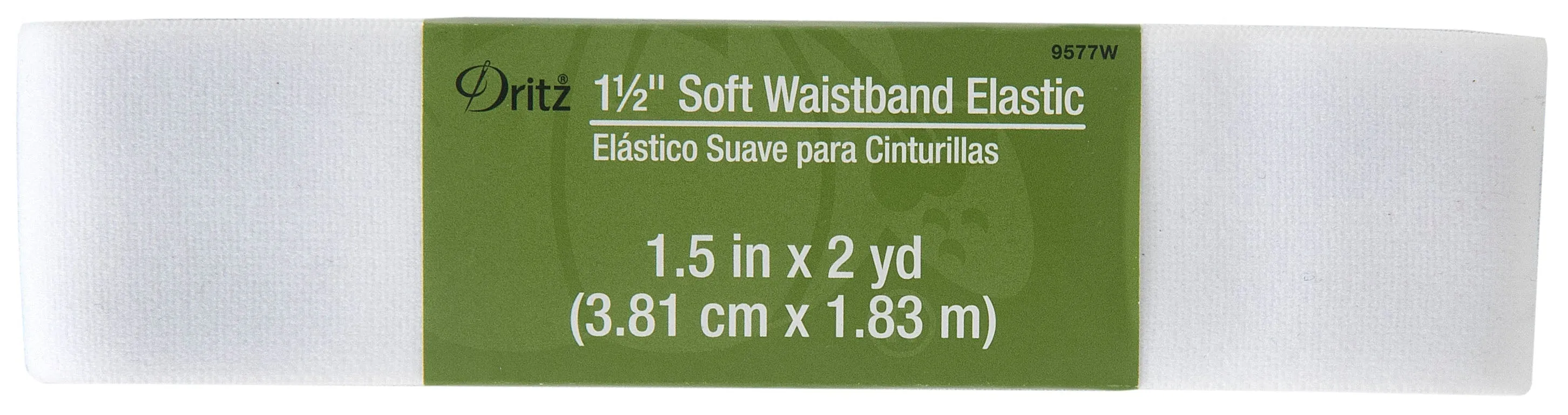 Dritz 1 1/2in Soft Waistband Elastic White Wholesale