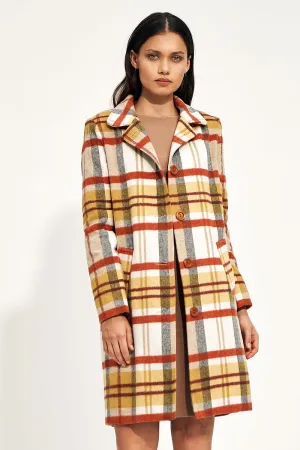 Elegant Buttoned Casual Coat