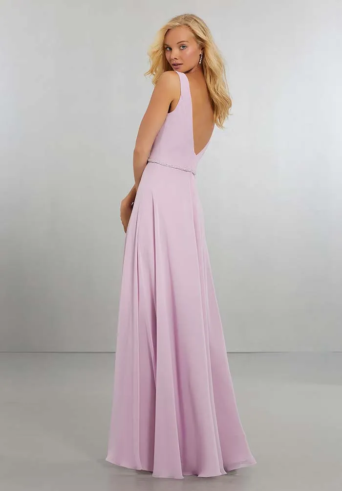Elegant Pink Mother of the Bride Dresses Chiffon Beaded Long Party Dress with Jackets